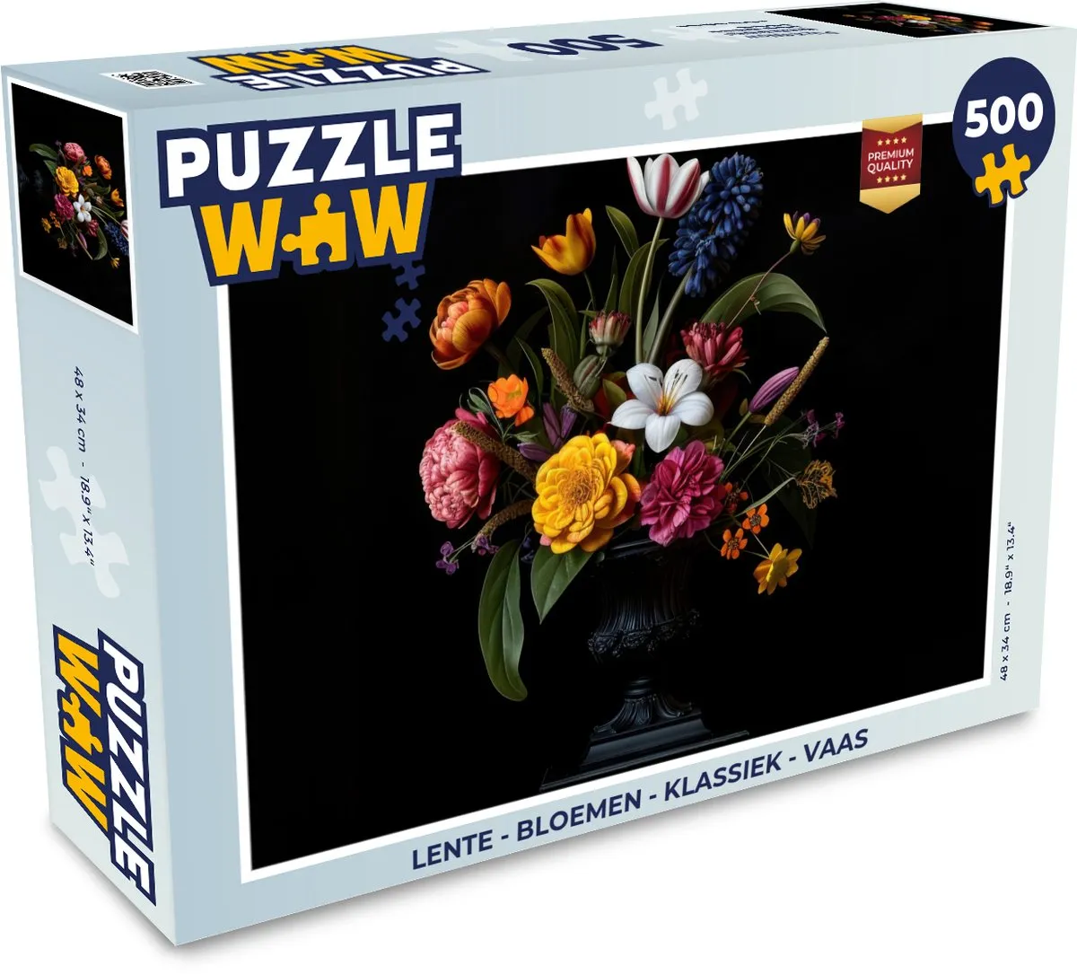 PuzzleWow Lente Bloemen Klassieke Legpuzzel 500 Stuks