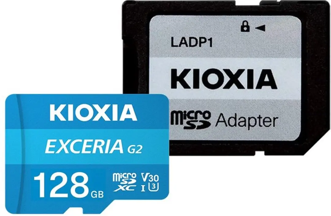 Toshiba Kioxia microSD 128GB UHS-I U1 - met adapter - afbeelding 5 van 5