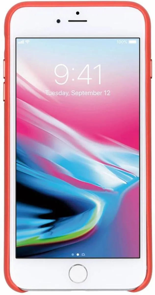 Apple Leren Hoesje iPhone 7/8 Plus MQ5H2ZM/A - Oranje