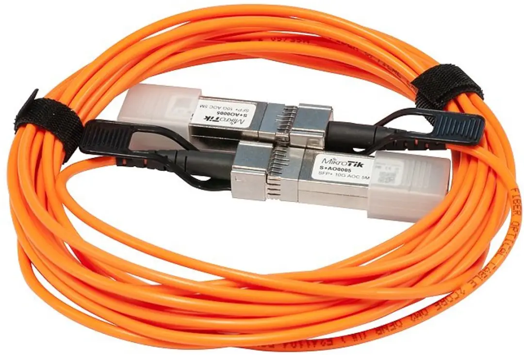 Mikrotik S+AO0005 InfiniBand en Glasvezelkabel 5 m SFP+ Oranje