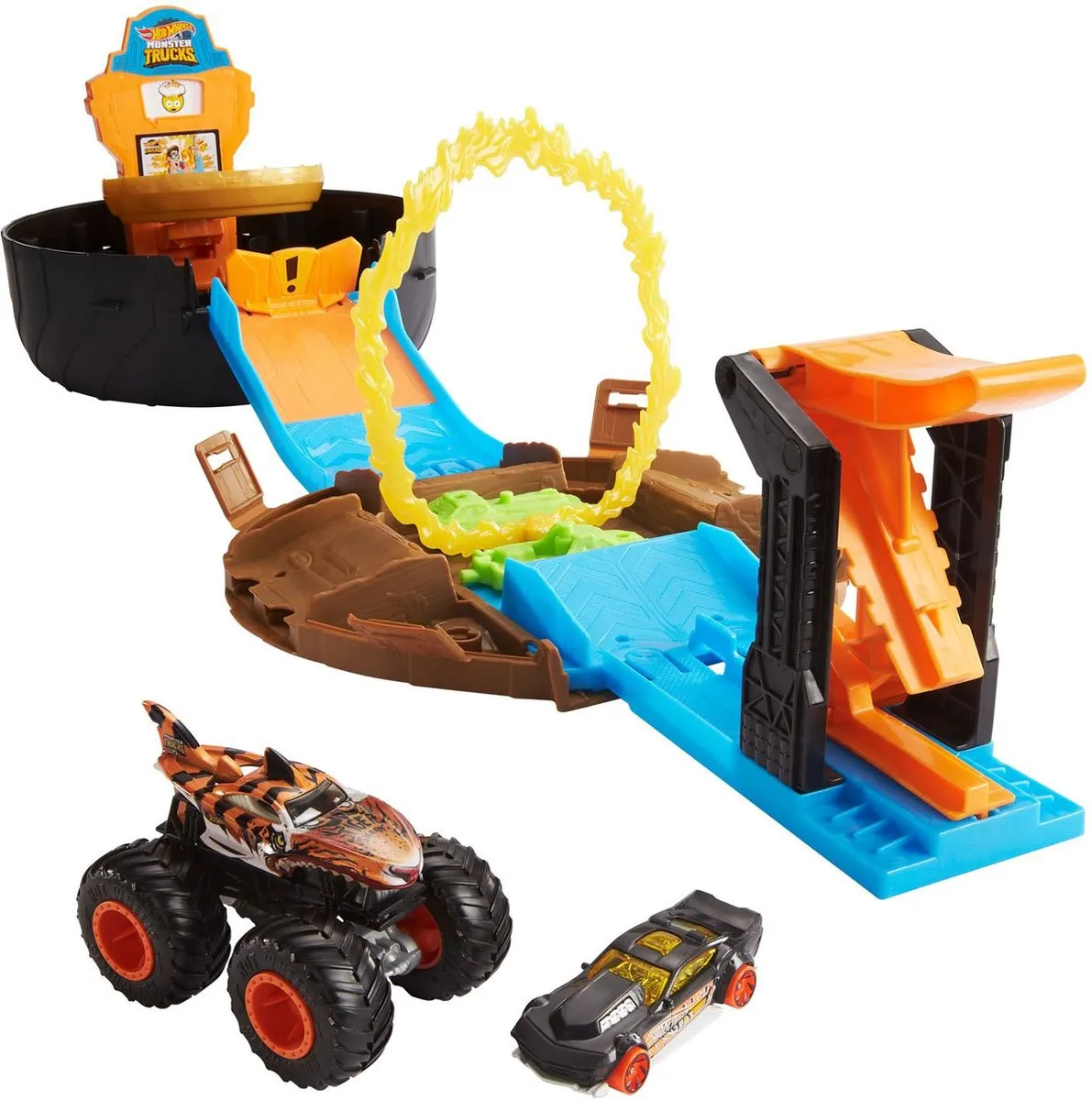 Hot Wheels Monster Truck Stuntbanden Speelset - Meerkleurig