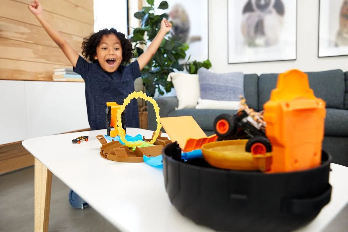 Hot Wheels Monster Truck Stuntbanden Speelset - Meerkleurig