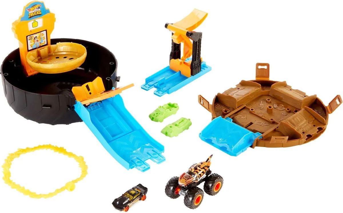 Hot Wheels Monster Truck Stuntbanden Speelset - Meerkleurig