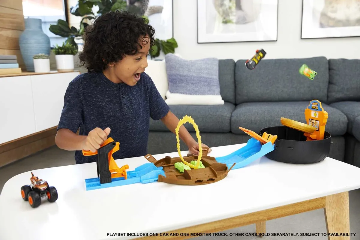 Hot Wheels Monster Truck Stuntbanden Speelset - Meerkleurig