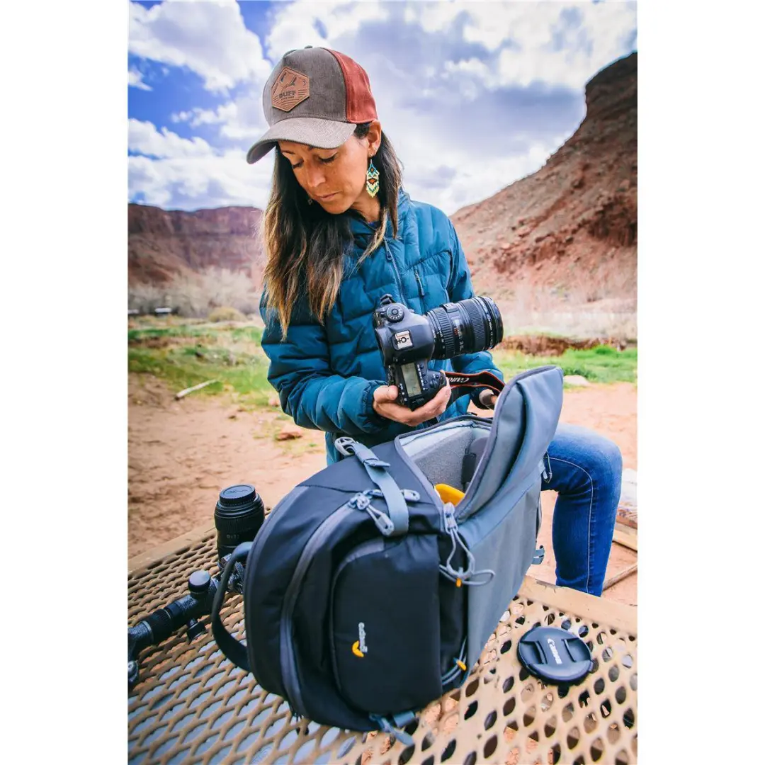 Lowepro Photo Active BP 200 AW Rugzak 16L - Blauw/Zwart - afbeelding 5 van 6