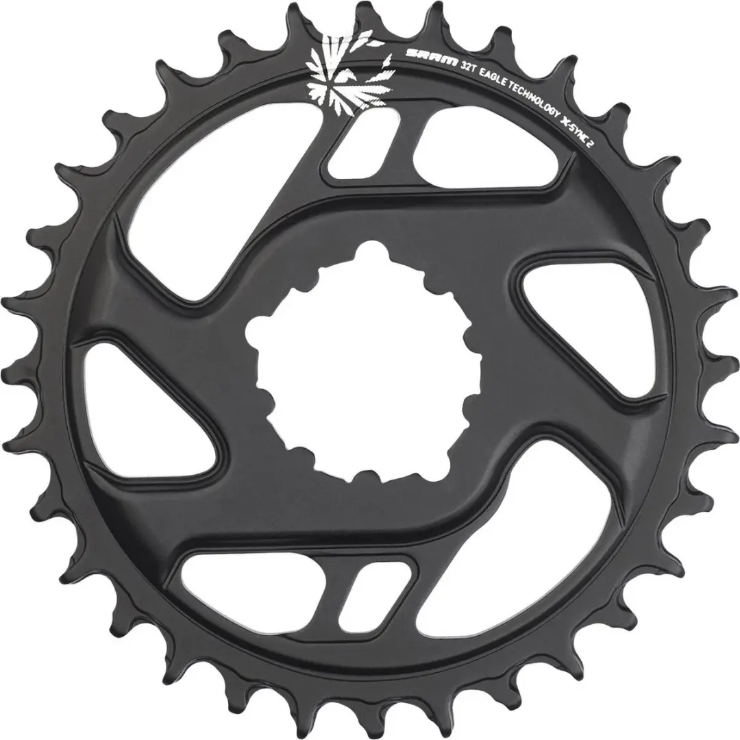 SRAM X-Sync Eagle CF Kettingblad 32T - 12-speed - Zwart - afbeelding 2 van 5