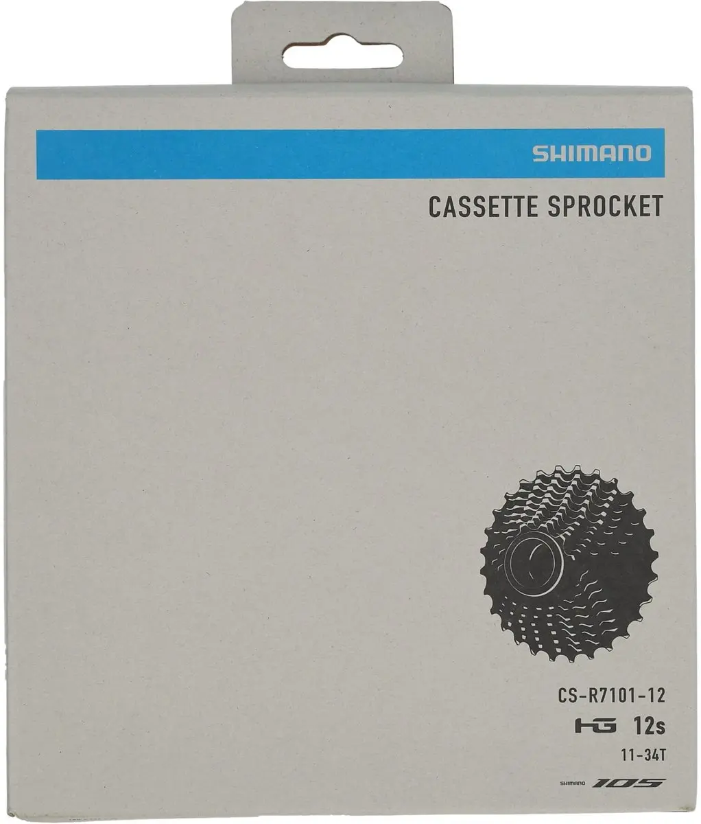 Shimano 105 R7101 Cassette 12-speed 11-34 - Zilver - afbeelding 3 van 6