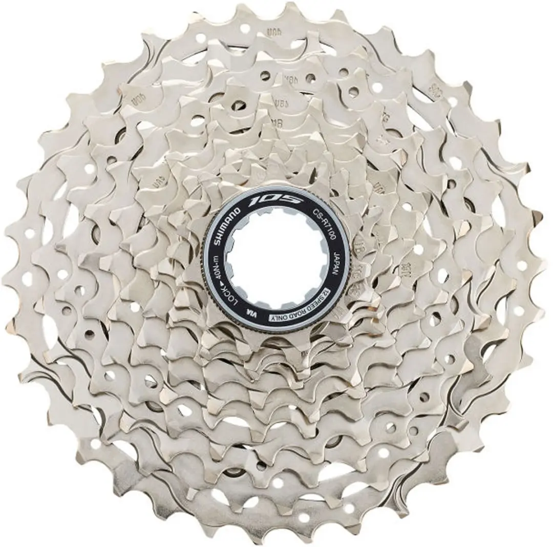 Shimano 105 R7101 Cassette 12-speed 11-34 - Zilver - afbeelding 4 van 6