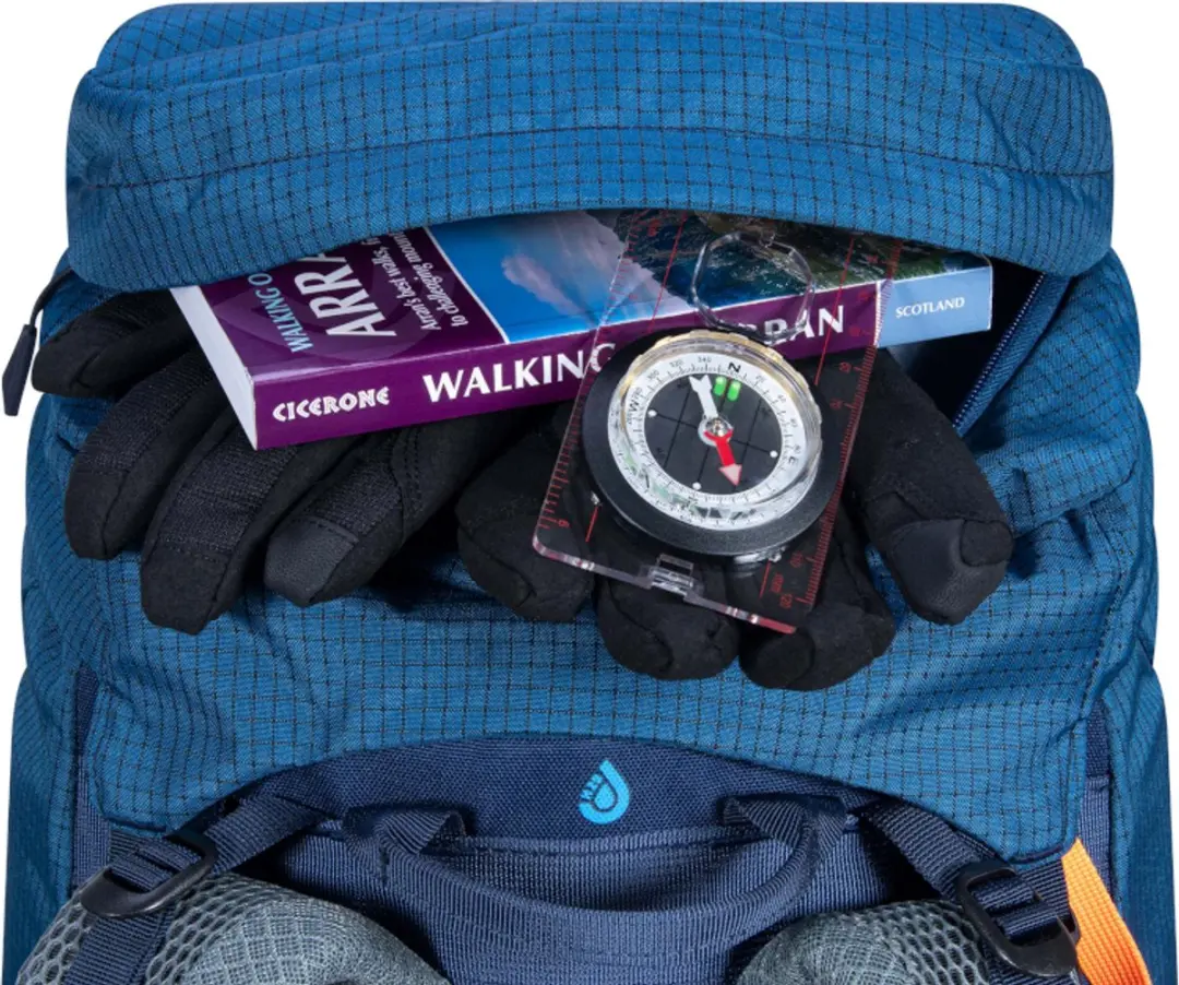 Highlander Vulkan Rucksack Rugzak 35L - Blauw - afbeelding 2 van 6