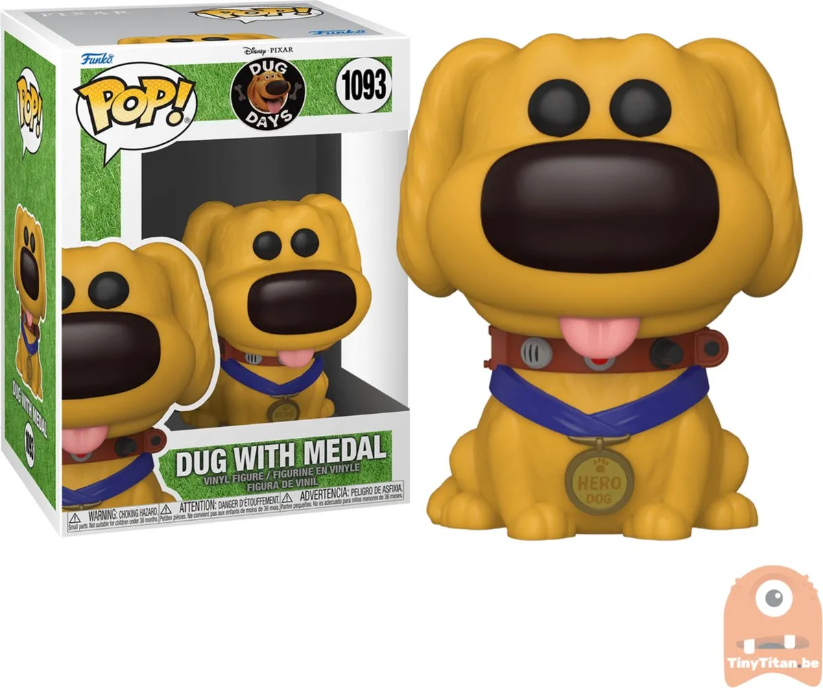 Funko Pop Dug Days Dug met Medaille - Multi - afbeelding 6 van 6
