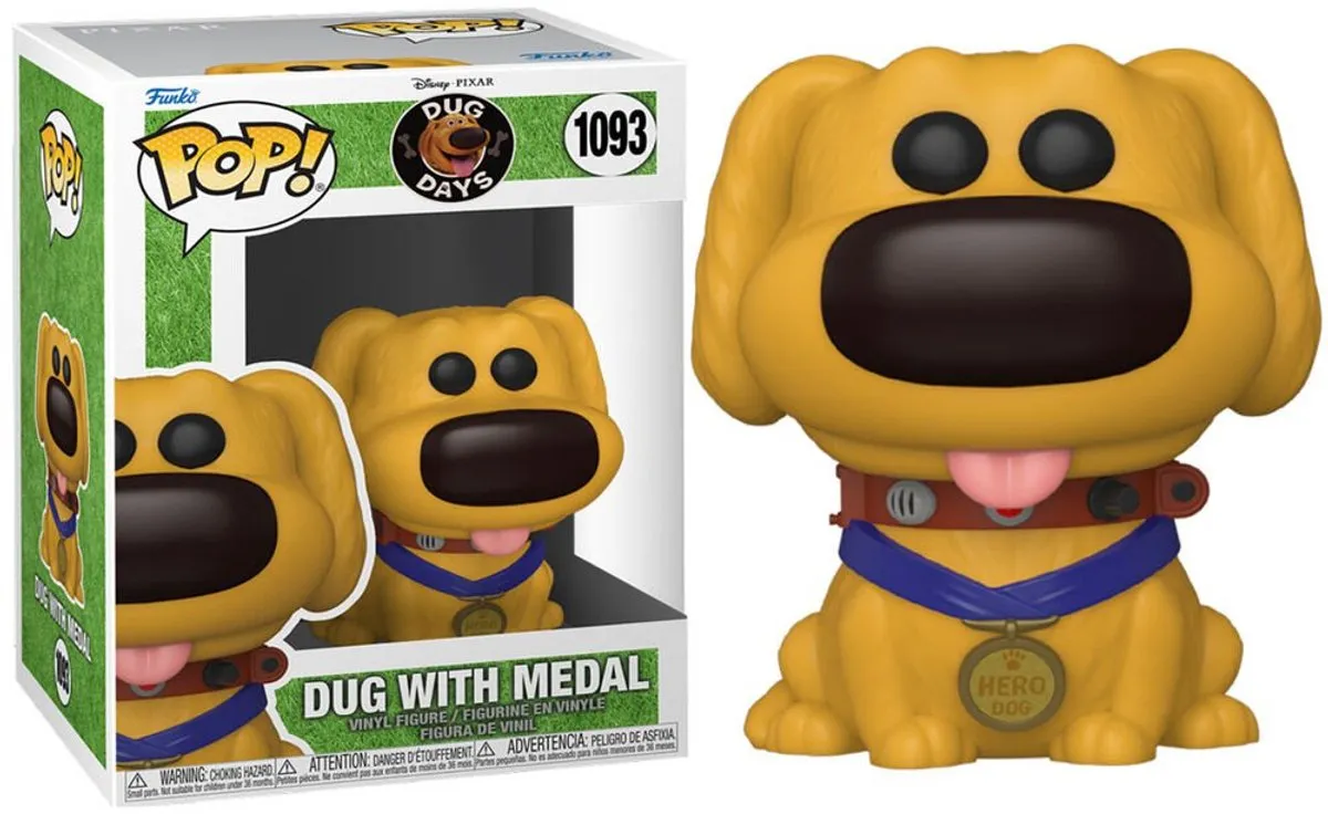 Funko Pop Dug Days Dug met Medaille - Multi