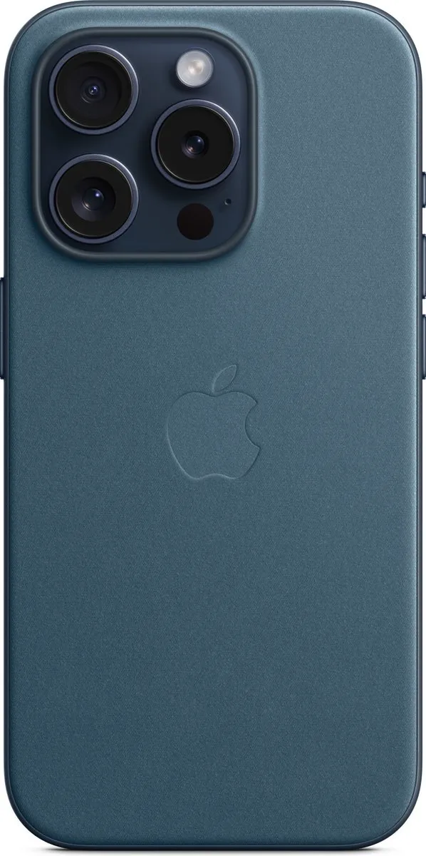 Apple FineWoven Hoesje iPhone 15 Pro MT4Q3ZM/A - Pacific Blue