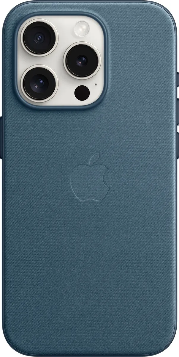 Apple FineWoven Hoesje iPhone 15 Pro MT4Q3ZM/A - Pacific Blue