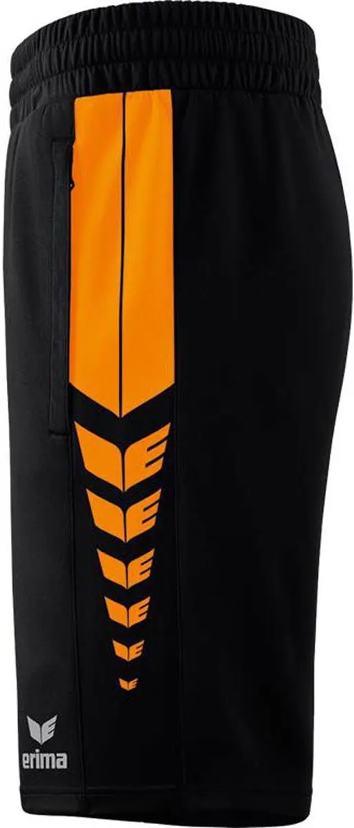 Erima Six Wings Worker Short Heren XXL - Zwart/New Orange - afbeelding 4 van 5