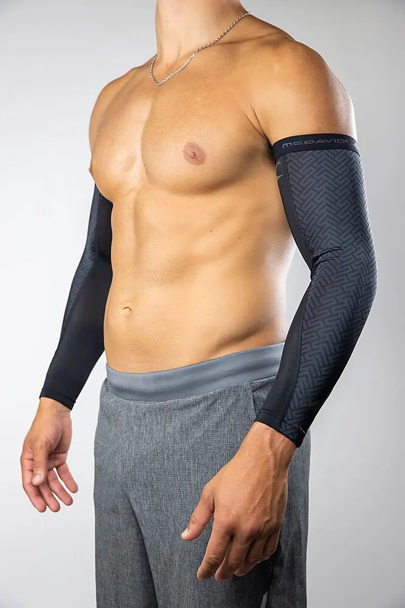 McDavid Dual Layer Compressie-armmouwen S - Zwart - afbeelding 2 van 5