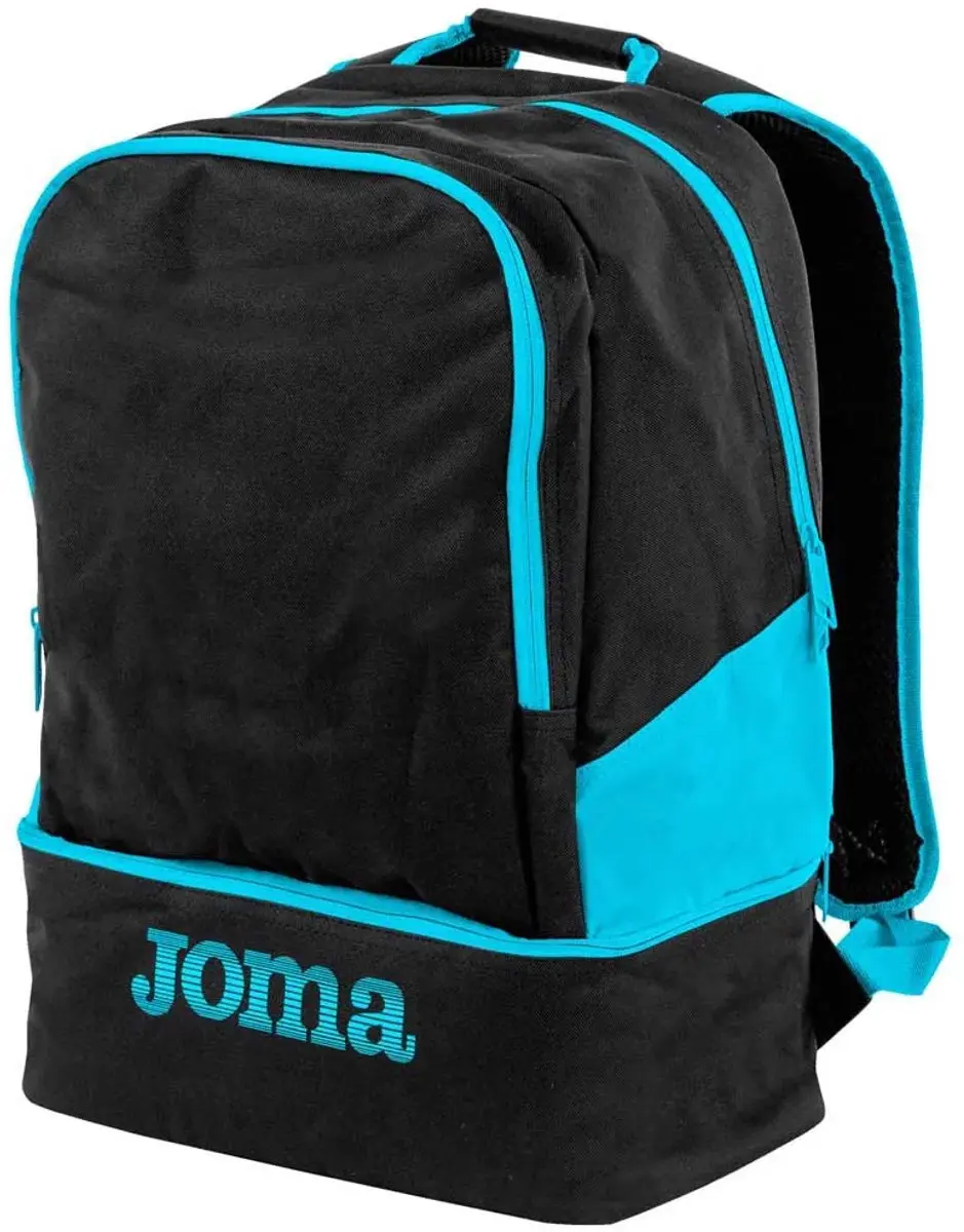 Joma Estadio III Rugzak 26.5L - Zwart/Turquoise Fluor - afbeelding 2 van 2
