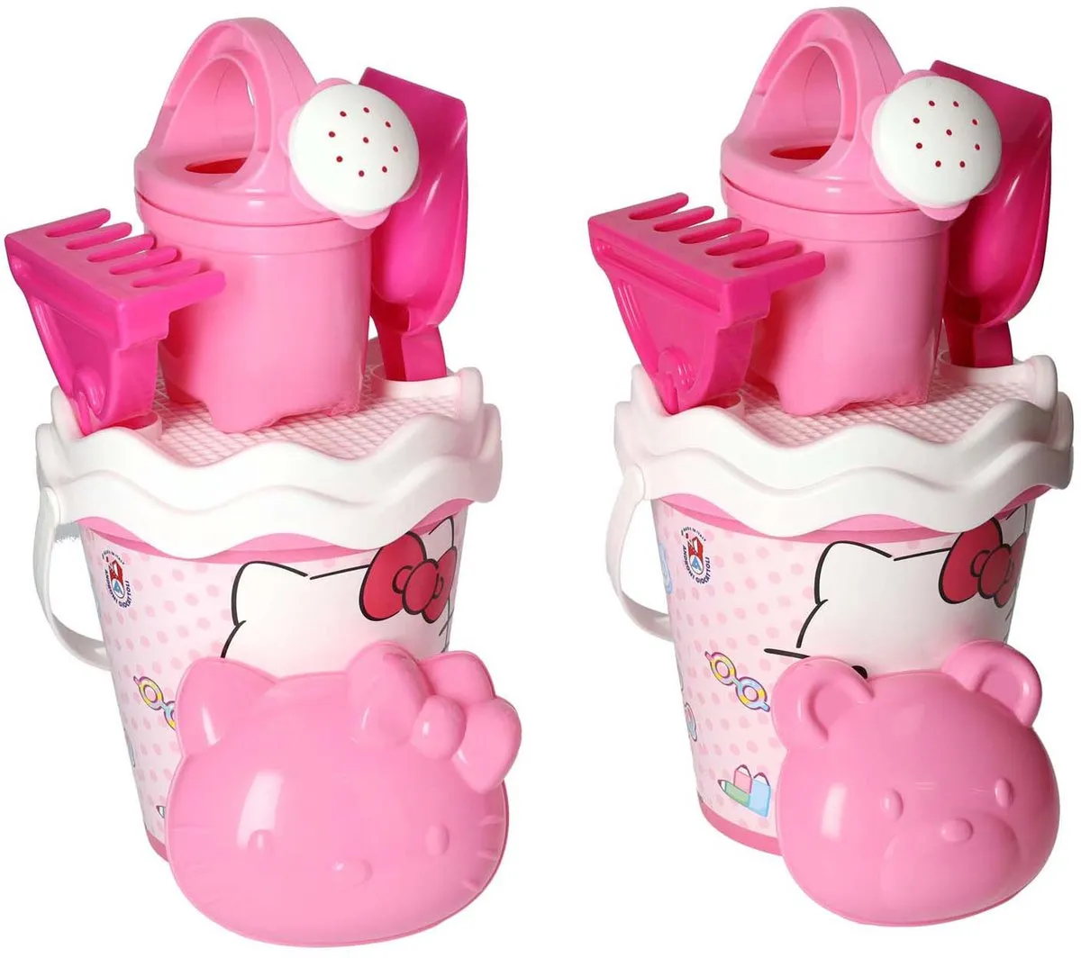 Hello Kitty Emmerset 17cm - 6-delig Roze - afbeelding 4 van 6
