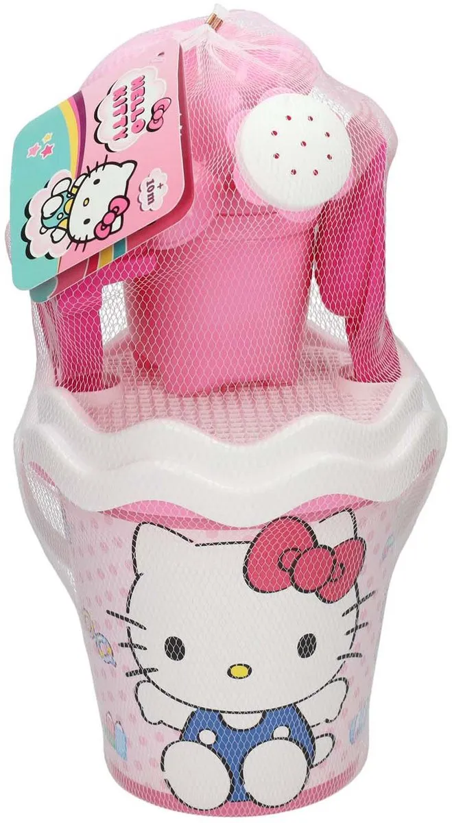 Hello Kitty Emmerset 17cm - 6-delig Roze - afbeelding 2 van 6