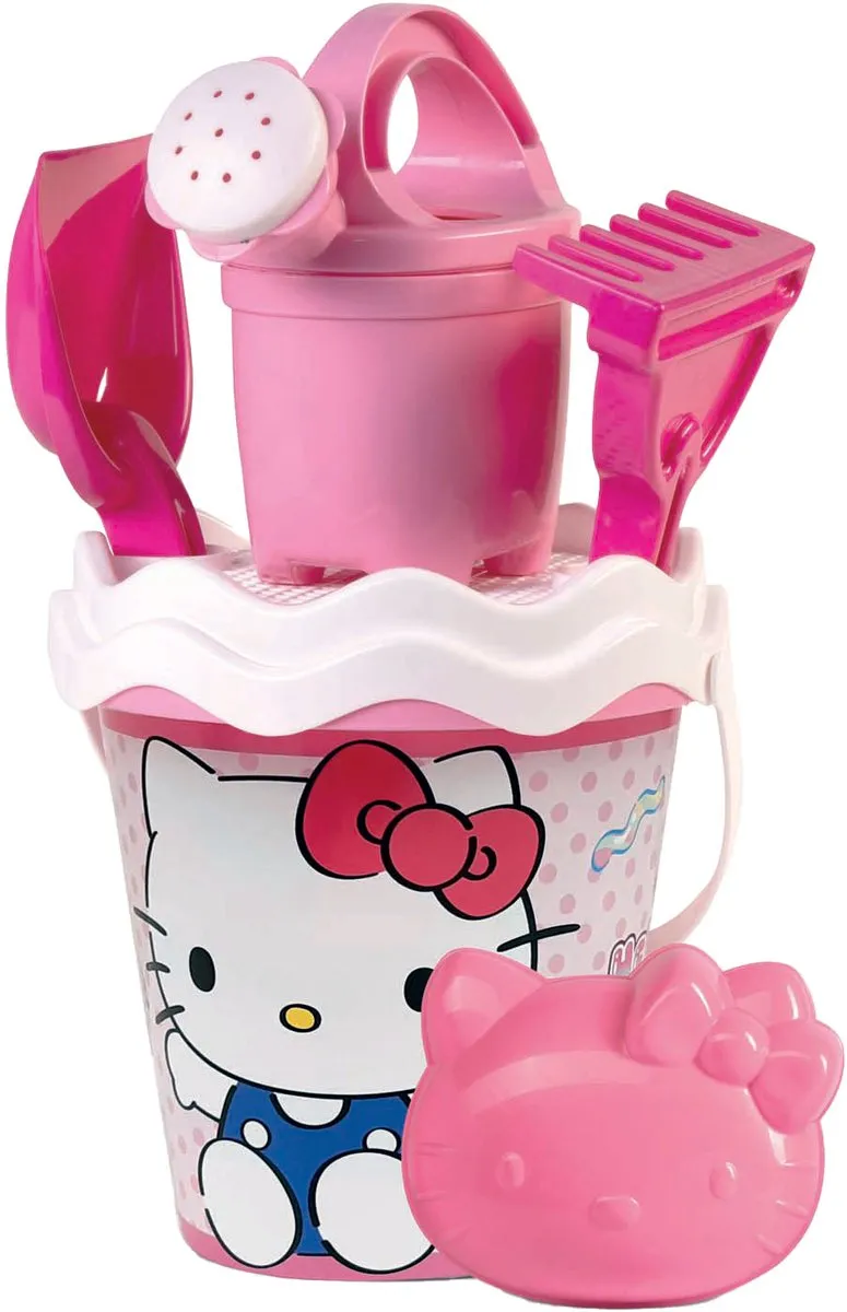 Hello Kitty Emmerset 17cm - 6-delig Roze - afbeelding 5 van 6