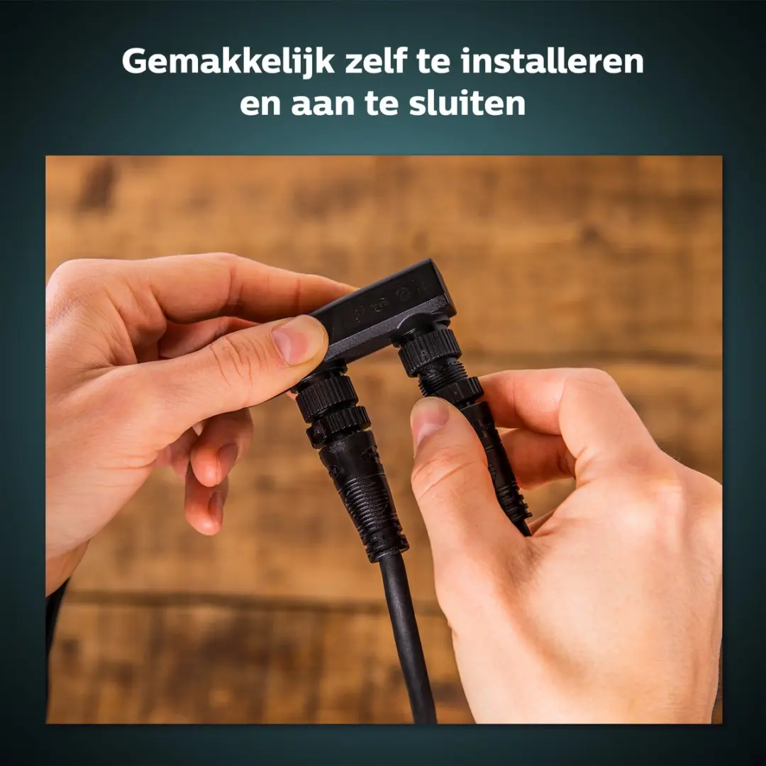 Philips Hue Voedingskabel Buiten 100W - Zwart - afbeelding 3 van 6