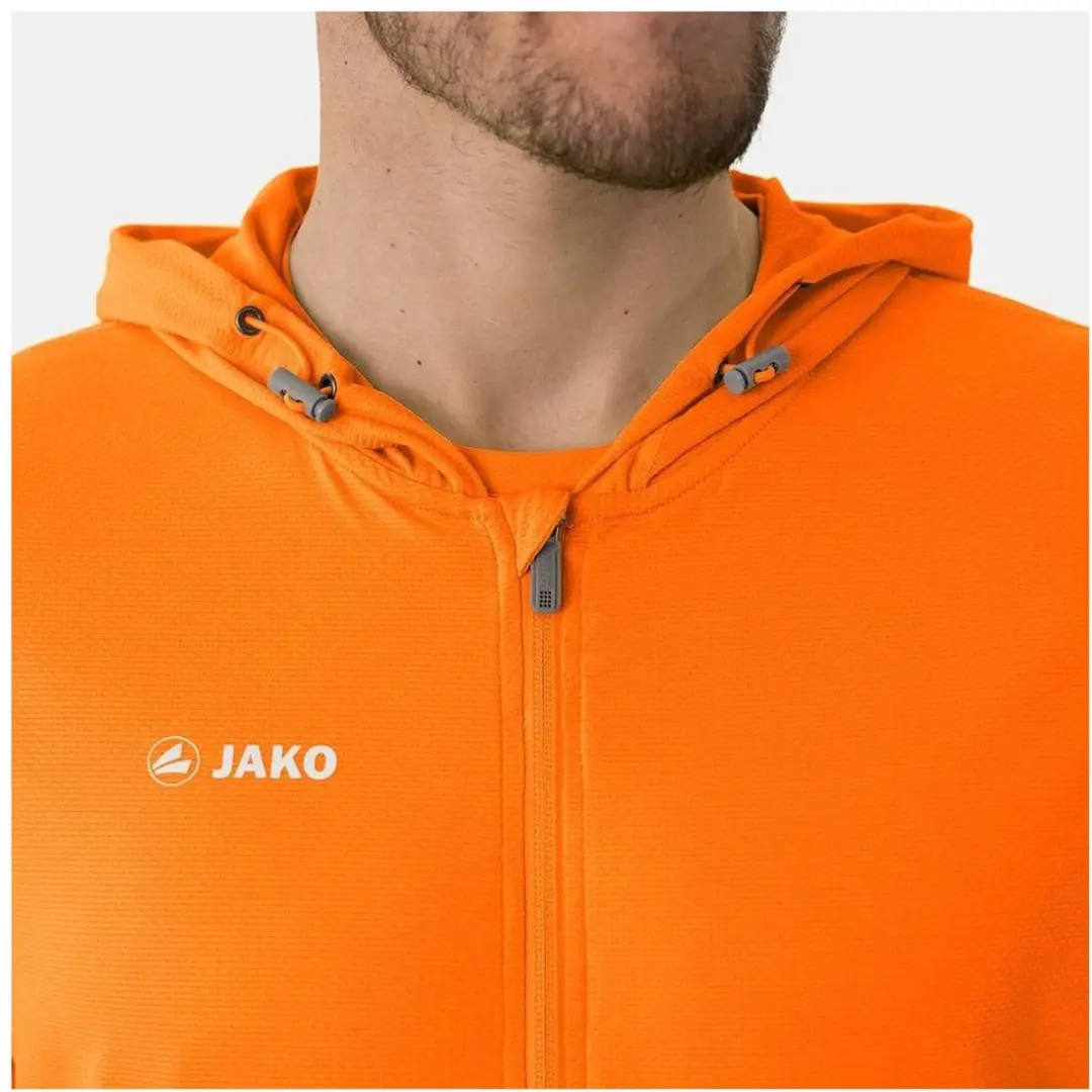 JAKO Run 2.0 Jas met kap Heren - Oranje - 3XL - afbeelding 2 van 3