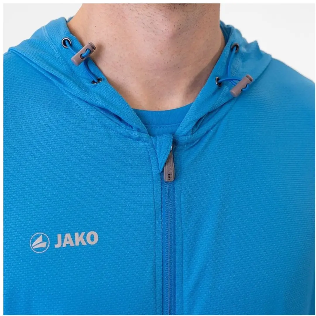 JAKO Run 2.0 Jas met kap Heren - Lichtblauw - afbeelding 2 van 3