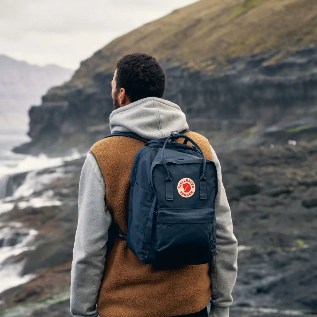Fjällräven Kånken Laptoprugzak 18L - Navy - afbeelding 4 van 6