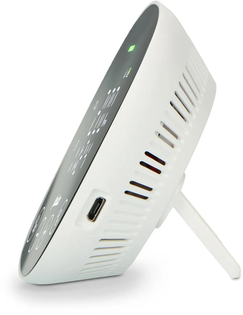 Alecto AQ30 CO2-meter met NDIR-sensor - Luchtvochtigheidsmeter Wit - afbeelding 5 van 6