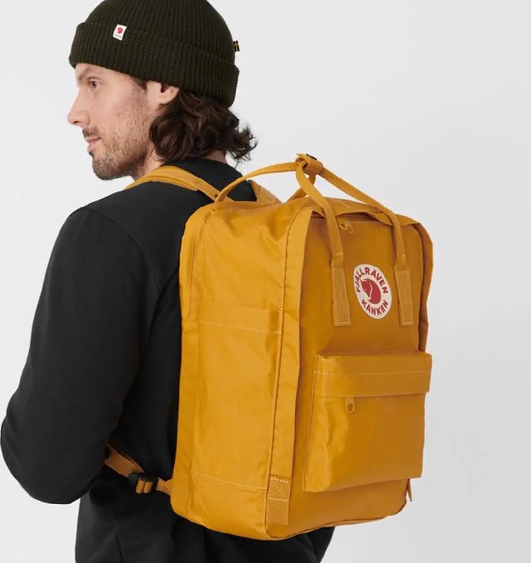 Fjällräven Kånken Laptop 17" Rugzak 20L - Geel - afbeelding 6 van 6