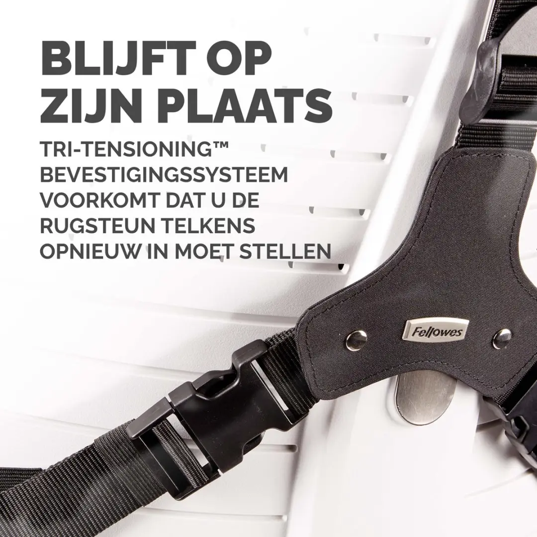 Fellowes Professional Series Rugsteun - Zwart - afbeelding 3 van 6