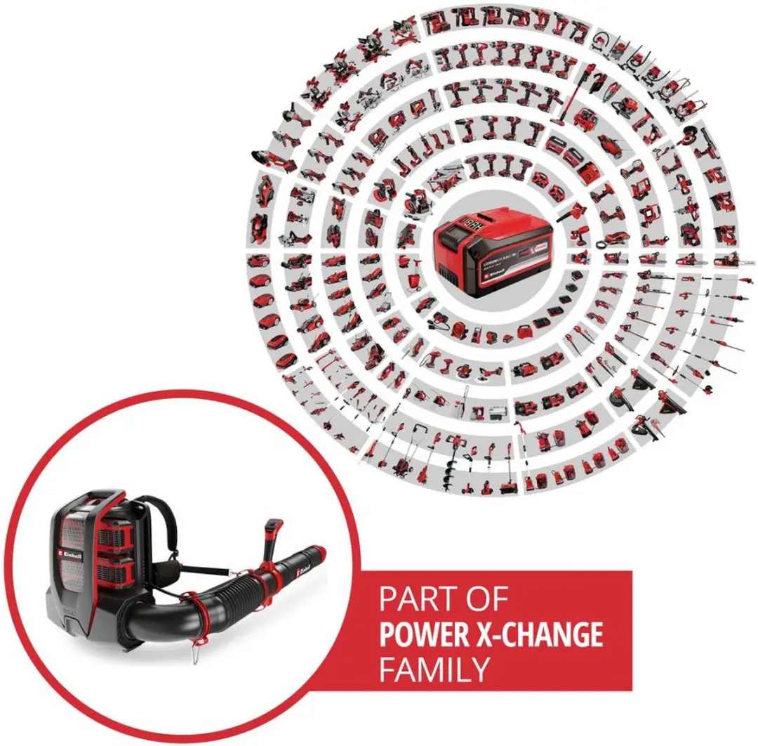 Einhell GP-LB 36/280 Li E BL Solo Accubladblazer - afbeelding 5 van 6