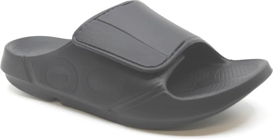 Oofos OOahh Sport Flex Slippers 45 - Zwart - afbeelding 6 van 6