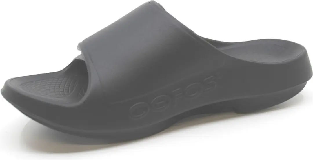 Oofos OOahh Sport Flex Slippers 45 - Zwart - afbeelding 2 van 6