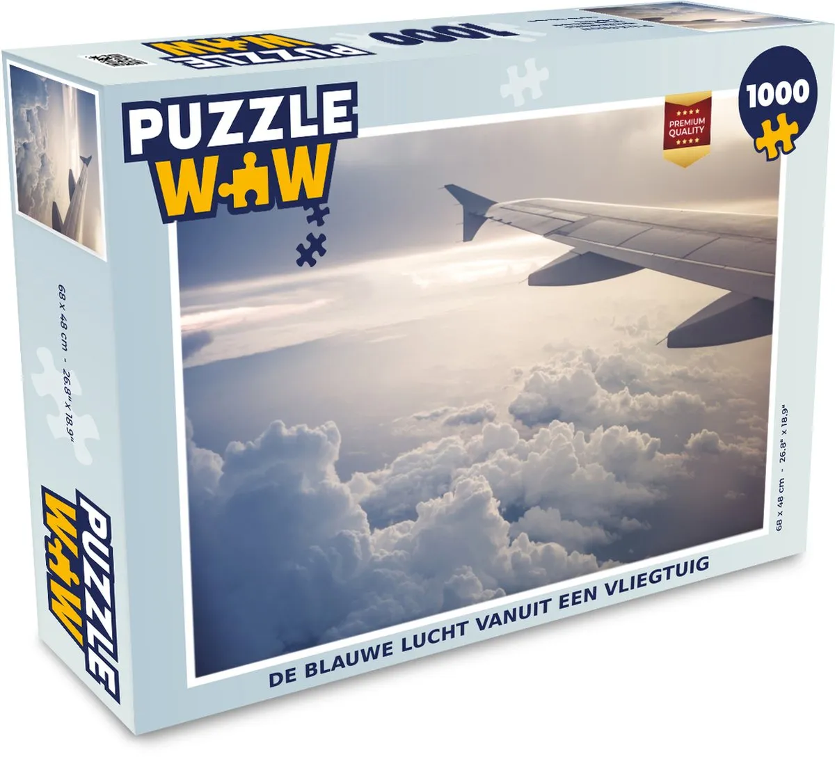 PuzzleWow Legpuzzel De Blauwe Lucht 1000 Stuks