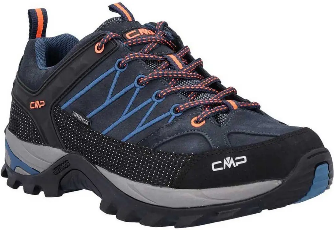 CMP Rigel Low Wandelschoenen Heren 42 - Donkerblauw/Oranje - afbeelding 4 van 6