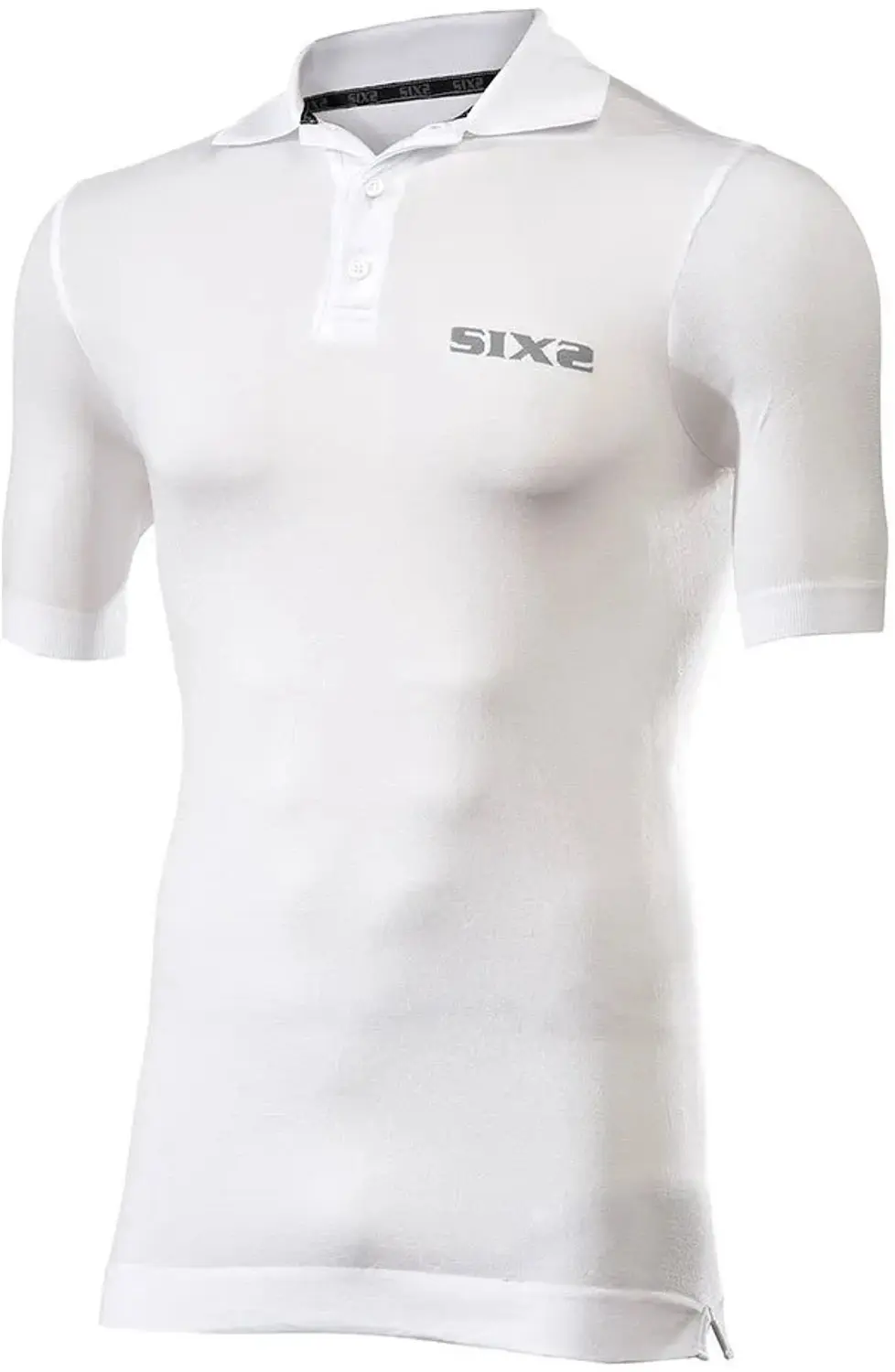 Sixs Poloshirt Wit S - afbeelding 2 van 3