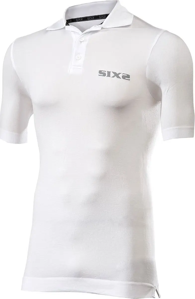 Sixs Poloshirt Wit S