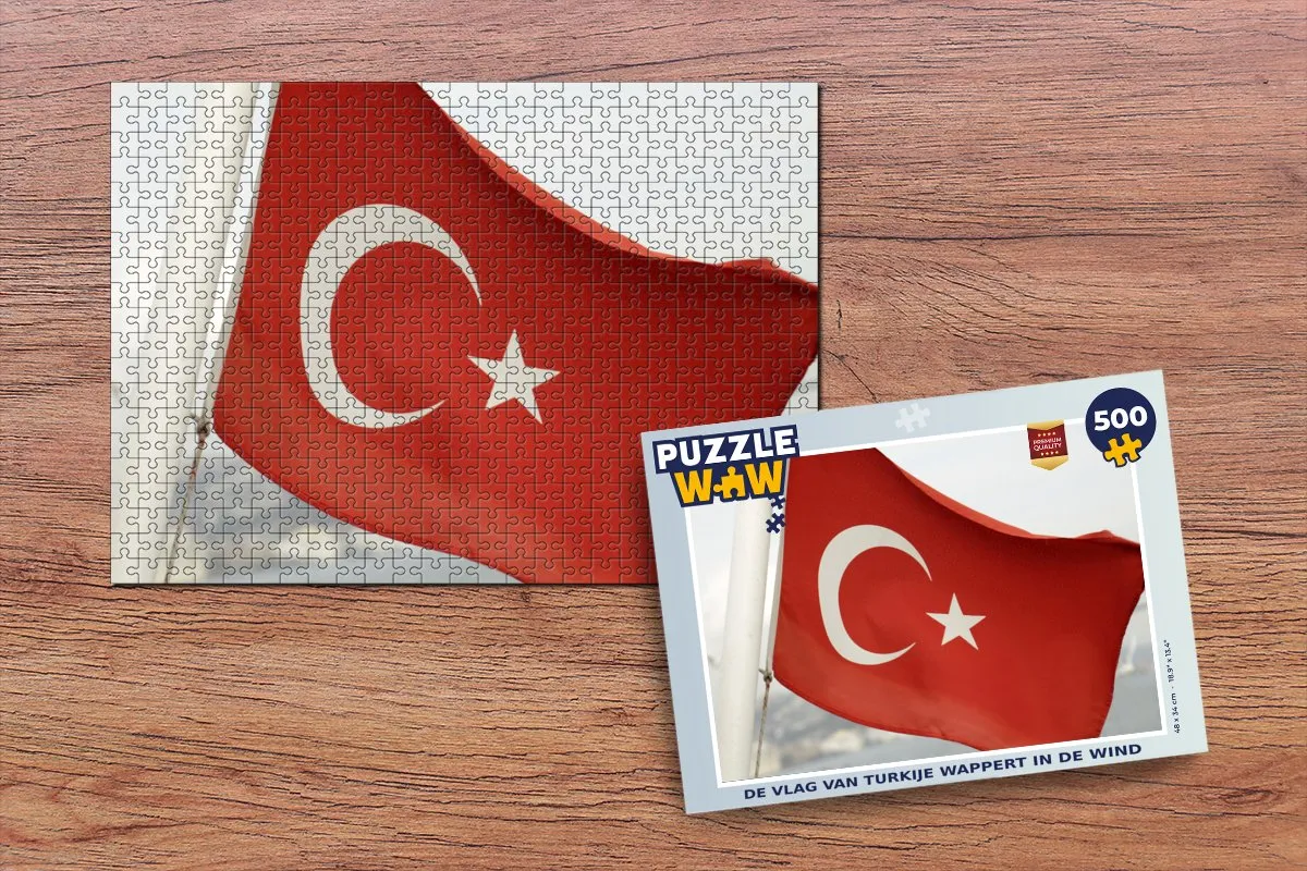 PuzzleWow Turkije Legpuzzel 500 Stuks - Multicolor