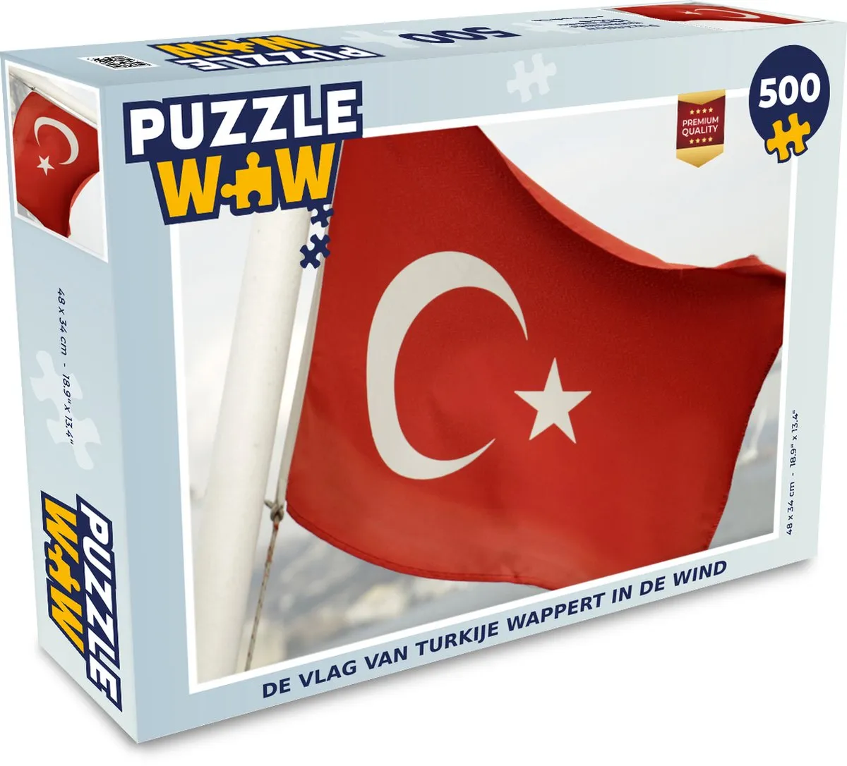 PuzzleWow Turkije Legpuzzel 500 Stuks