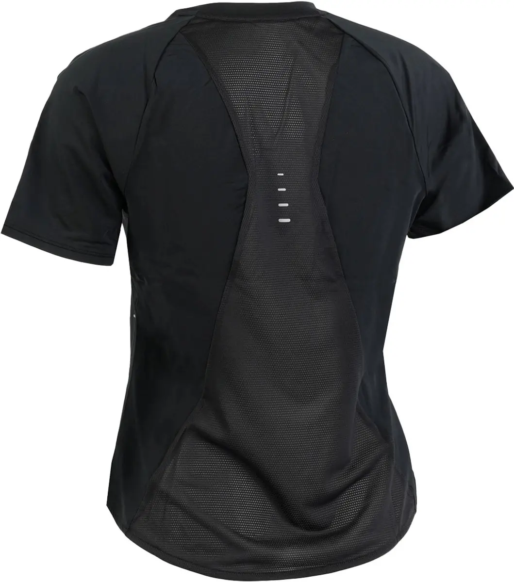 Nike Swift Dri-FIT Sportshirt Dames - Zwart M - afbeelding 2 van 4
