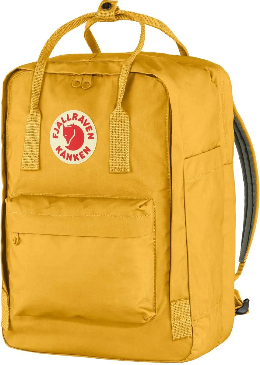 Fjällräven Kånken Laptop 15" Rugzak 18L - Geel - afbeelding 3 van 6