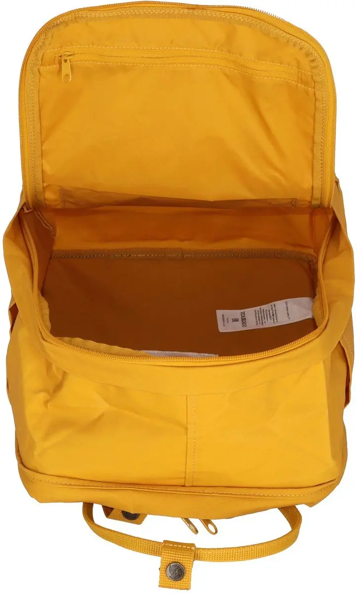 Fjällräven Kånken Laptop 15" Rugzak 18L - Geel - afbeelding 4 van 6