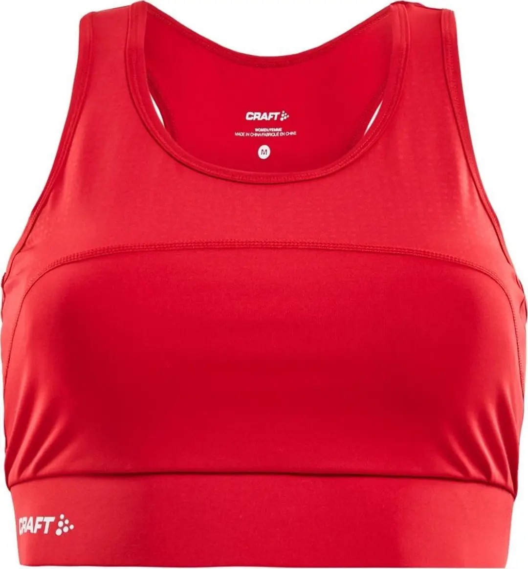 Craft Rush Top Sport-BH - Maat M - Rood