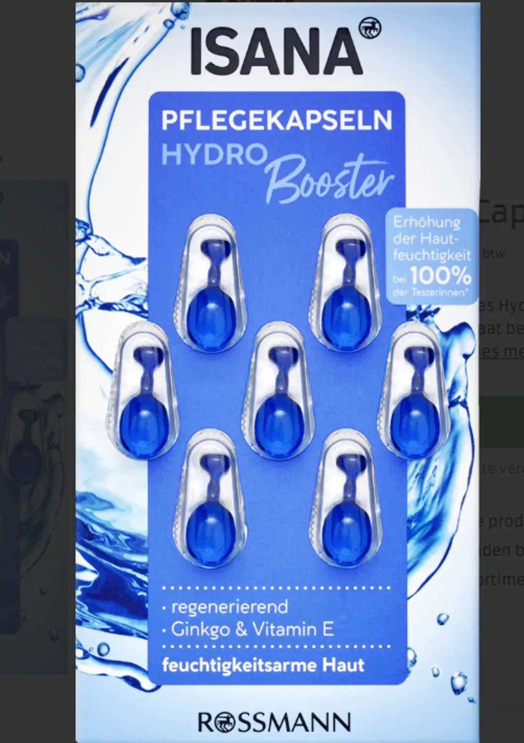 ISANA Hydro Booster Concentraat Capsules