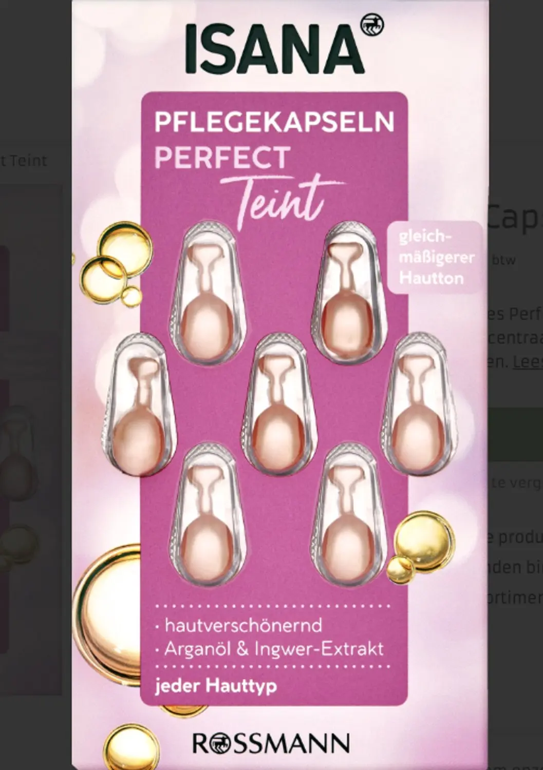 ISANA Perfect Teint Concentraat Capsules