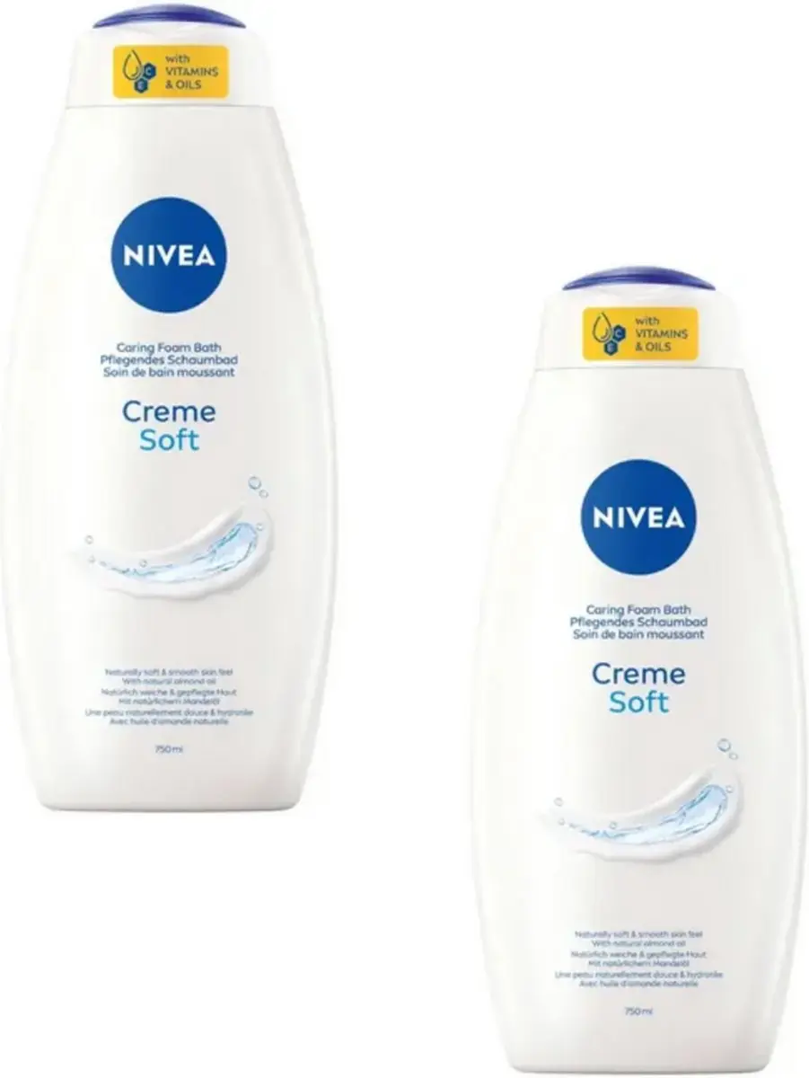 Nivea badschuim Creme Soft 650ml