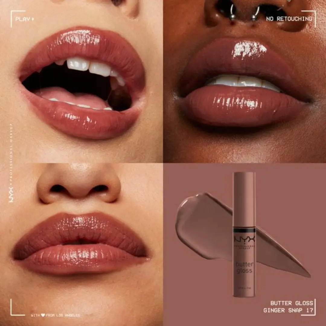NYX Butter Gloss Lipgloss Ginger Snap 8ml