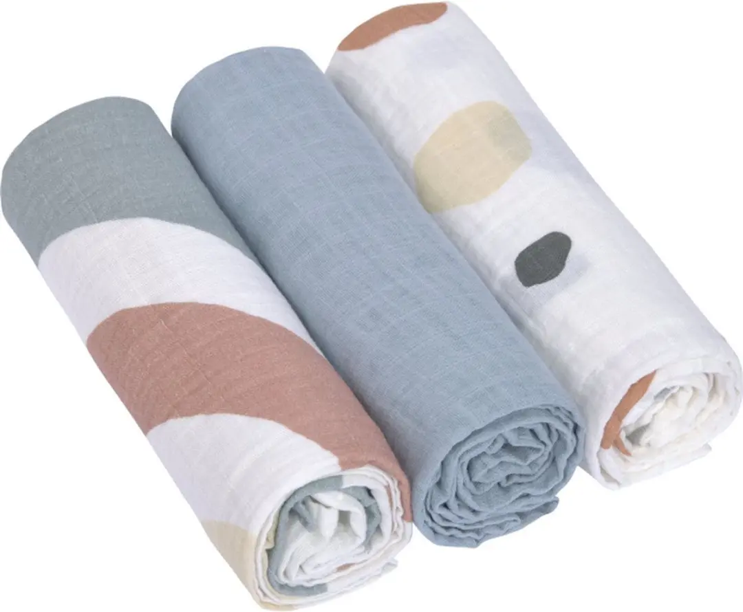 Lässig Hydrofiele luier swaddle doek 3 stuks 85 x 85 cm