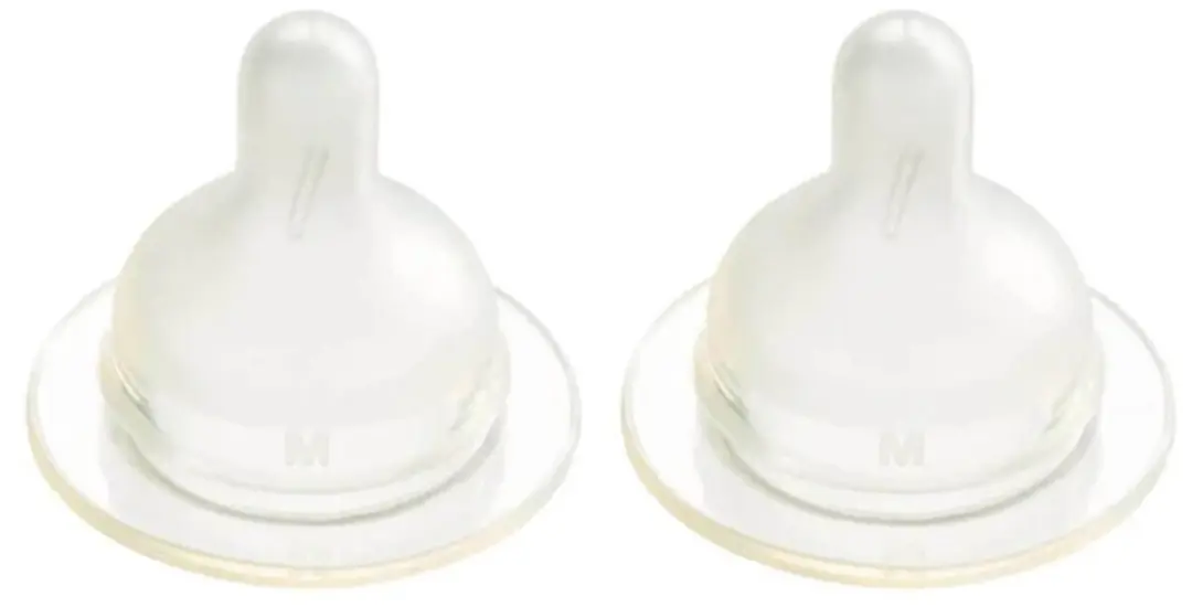 Difrax - Flessenspeen Wide Medium - 2 x 2 stuks - Voordeelverpakking