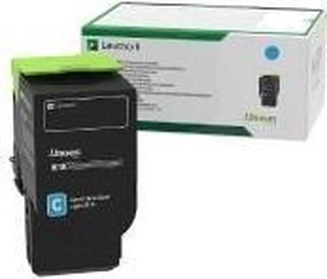 Lexmark 78C2UC0 Tonercartridge Cyaan - afbeelding 2 van 3